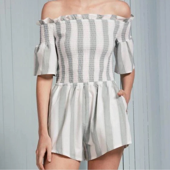 THE FIFTH LABEL POETIC STRIPE PLAYSUIT - Picture 2 of 8